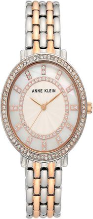 Anne Klein Classic White Dial Ladies Watch AK/3799MPRT