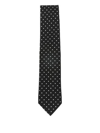 Tom Ford polka-dot tie - Zwart