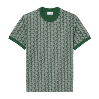 Lacoste Heren, Tops, Groen, Maat: 2XL Leer