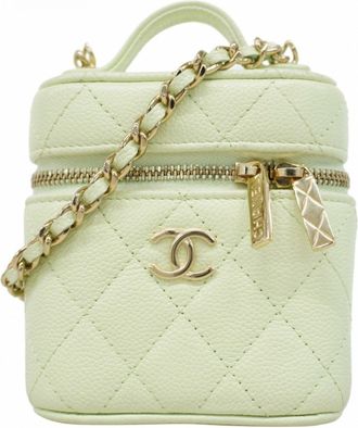 Chanel Grained Calfskin Shoulder Bag (Pre-Owned)