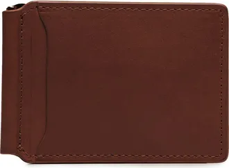 Korchmar Spencer Leather Money Clip Wallet in Brown at Nordstrom