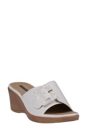 GC SHOES Teri Wedge Sandal in White at Nordstrom Rack, Size 6.5