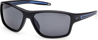 Skechers SE00183 Polarized 02D Mens Sunglasses Black Size 61