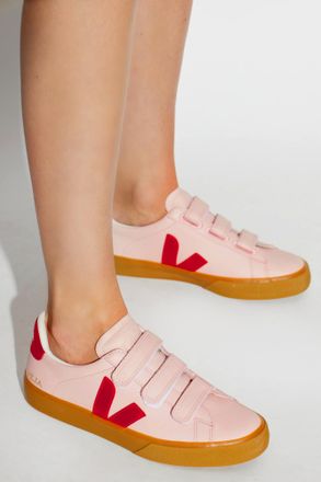 Veja Sports Shoes RECIFE LOGO LEATHER, Womens, Pink