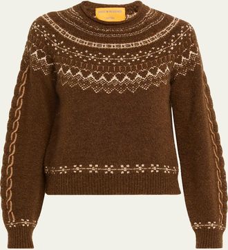 Guest In Residence Cloud Chalet Wool Cashmere Crewneck Sweater