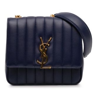 Saint Laurent Pre-owned Saint Laurent Medium Lambskin Monogram Vicky Chain Bag Ladies TV62IJOWV2G577SB