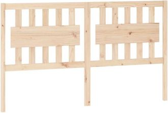 vidaXL Cabecero De Cama Madera Maciza De Pino 165,5x4x100 Cm Vidaxl