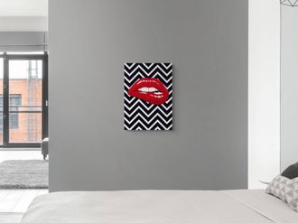 Arte Dal Mondo Adm - Acrylic Print Mouth on Zigzag