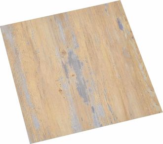 vidaXL Tablones De Suelo Autoadhesivos Marr&oacute;n Y Gris 30,5 X 30,5 Cm Vidaxl
