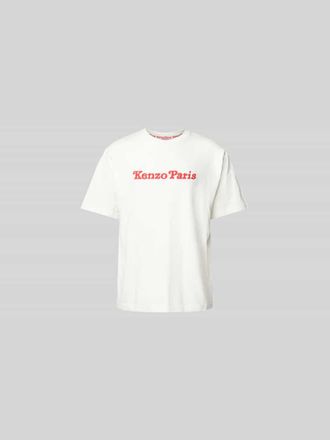 Kenzo T-Shirt aus reiner Baumwolle in Offwhite, Gr&ouml;&szlig;e L