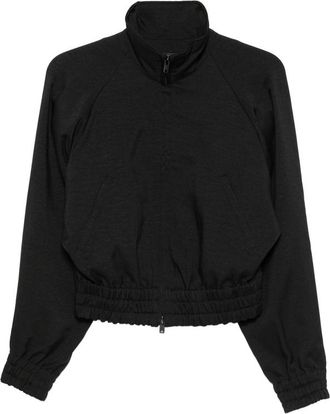 Yohji Yamamoto Button-detail Elasticated-waist Jacket