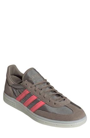 adidas Gender Inclusive Handball Spezial Sneaker in Brown/Semi Flash Red/Alumina at Nordstrom, Size 10.5 Womens