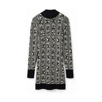 Desigual Donna, Abiti, Multicolore, L, new