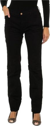 Armani Jeans Veelzijdige Lange Broek met Functionele Stijl - Dames - Regular Fit Jeans - Zwart - 8XL - Katoen - Jeans