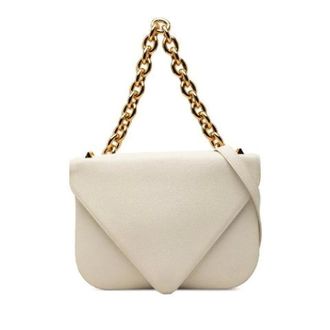 Bottega Veneta Pre-owned Shoulder Bags, female, White, Size: ONE SIZE Pre-owned Mount Leather 2way Bag