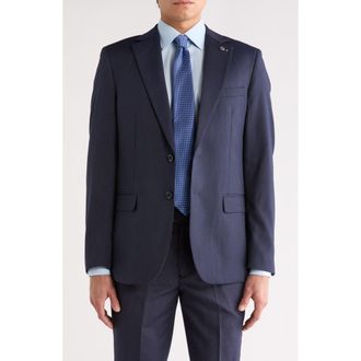 Elie Tahari Slim Fit Dress Pants in Navy at Nordstrom Rack, Size 32 X 30