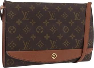 Louis Vuitton Pre-owned Vintage Monogram Schoudertas - Dames - Vintage Schoudertas - Bruin - ONE Size - Leer - Vintage