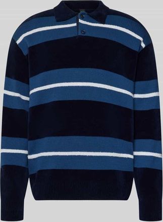 Boss Orange by Hugo Boss BOSS Orange Regular Fit Pullover aus Baumwoll-Mix Modell AMBURGH in Marine, Größe XXL