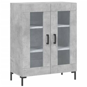 Berkfield Home Sideboard Concrete Grey 69.5x34x90 cm Engineered Wood