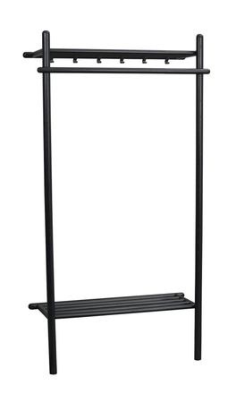 Rowico Massive Wandgarderobe Milford 91 x 181 cm - Eiche Schwarz