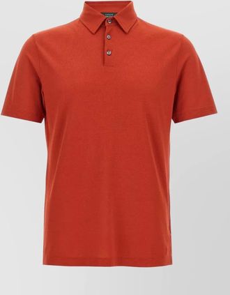 Zanone ice cotton short-sleeve polo shirt