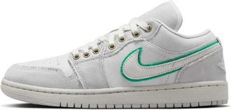 Nike Fitness, Dames, Grijs, 35 1/2 EU, Leer, Air Jordan 1 Low SE