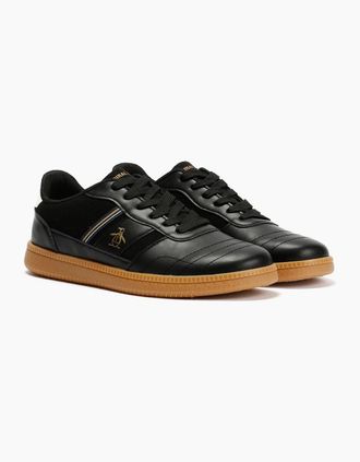 Original Penguin Mens Penguin Striker Mens Black Trainers - Size: 10