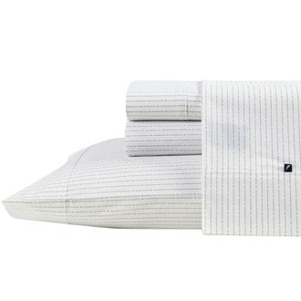 Nautica Buoy Line Grey Sheet Set