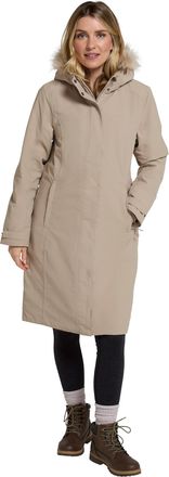 Mountain Warehouse Meadow Womens Borg Lined Waterproof Padded Jacket - Breathable Womens Coat with Padded Insulation - Autumn Winter, Outdoors, Travelling & Hiking Light