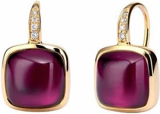 Syna Cirra Petite Quad Earrings in Garnet at Nordstrom, Size Small