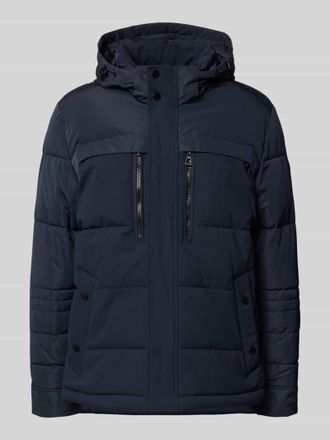 Lerros Steppjacke mit verl&auml;ngertem R&uuml;ckenteil in Dunkelblau, Gr&ouml;&szlig;e L