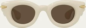 Loewe Inflated Pantos Acetate Round Sunglasses