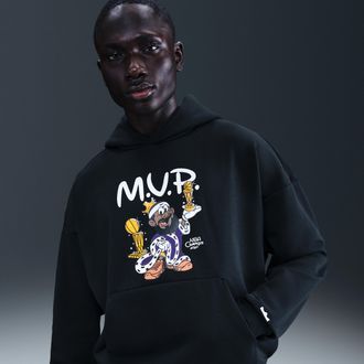 Nike LeBron Bubble Boy Nike Mens Therma-FIT Basketball Pullover Hoodie in Black | IH8828-010