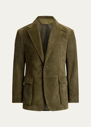 Polo Ralph Lauren Mens The Rl67 Suede Jacket