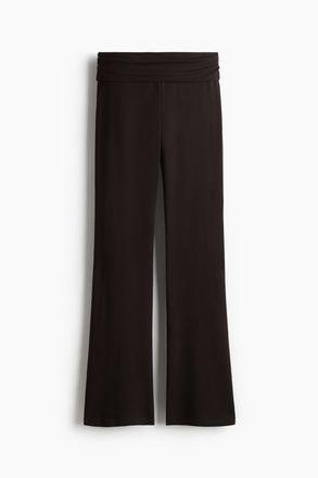 H&M Baumwollhose mit Umschlagbund - Brown