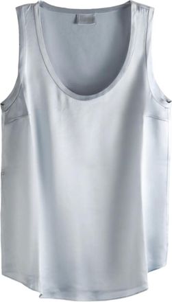 Brunello Cucinelli Top met diepe ronde hals - Grijs