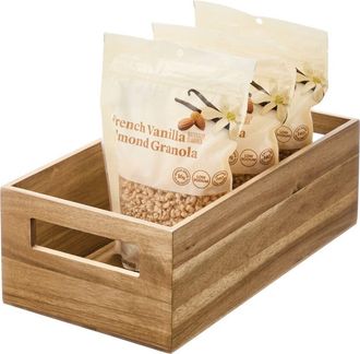 iDesign Acacia Wood Pantry Storage Bin with Handles - Natural at Nordstrom