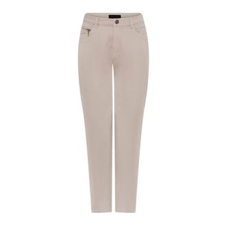 C.Ro Rechte broek - Dames - Straight fit broeken - Beige - S - Broeken