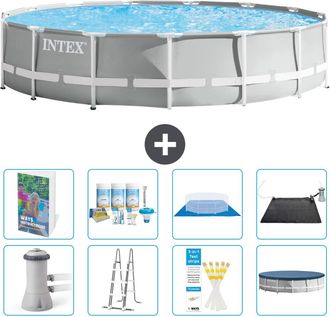 Intex Piscina Prism Frame Redonda - 457x107 Cm - 9-piezas S632
