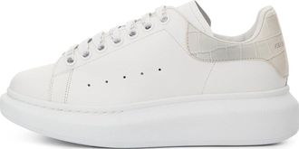 Alexander McQueen (WMNS) Alexander McQueen Oversized Low-Top Sneakers White Beige 718233WICG68959