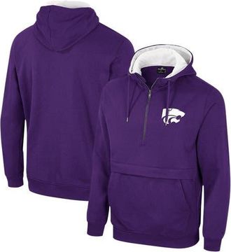 Colosseum Mens Colosseum Purple Kansas State Wildcats Half-Zip Hoodie at Nordstrom, Size X-Large