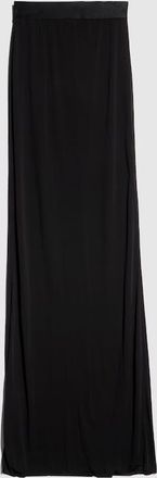Gucci Viscose Cr&ecirc;pe Jersey Long Skirt, Black, Ready-to-wear