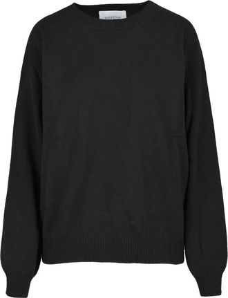 Ballantyne Wol Pullover Crew Neck Sweater - Dames - Ronde hals truien - Zwart - M - Wol - Truien & Vesten