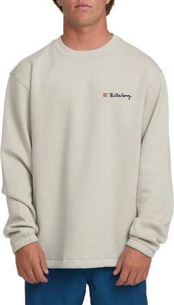 Billabong Compass Crewneck Graphic Sweatshirt in Dove at Nordstrom, Size X-Large
