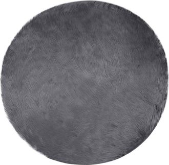 vidaXL Alfombra De Imitaci&oacute;n De Piel De Oveja Tafalla Antracita Vidaxl