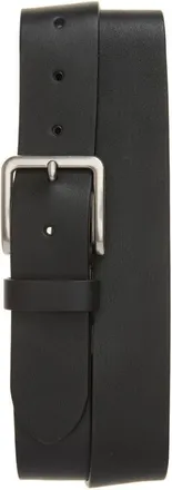 Vince Alex Leather Belt in Black at Nordstrom, Size 38