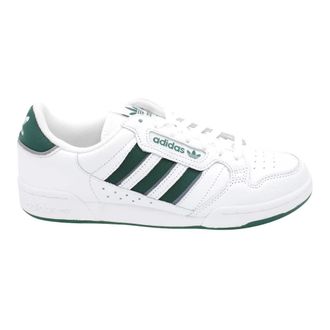 adidas Gestreepte Leren Sneakers Rubberen Zool - Heren - Skateschoenen - Wit - 42 EU - Fitness