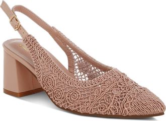 London Rag Tolina Slingback Pump in Blush at Nordstrom Rack, Size 5