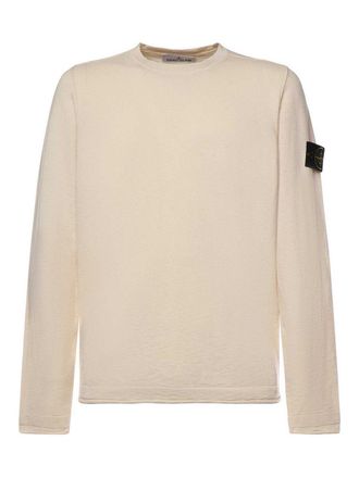 Stone Island Cotton And Nylon Sweater With Logo
