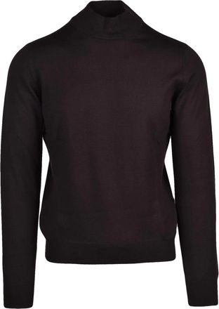 Gran Sasso Truien & Vesten, Heren, Bruin, L, Wol, Lupetto Turtleneck